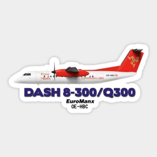 DeHavilland Canada Dash 8-300/Q300 - EuroManx Sticker